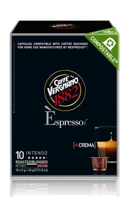КАФЕ КАПСУЛИ VERGNANO NESPRESSO INTENSO 10БР.