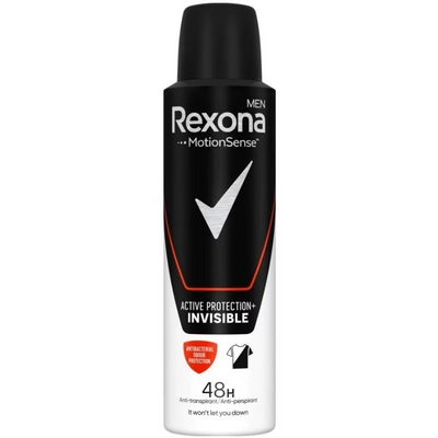 ДЕЗОДОРАНТ REXONA 150МЛ. MEN ACTIVE PROTECTION INVISIBLE