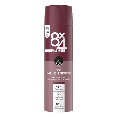 ДЕЗОДОРАНТ 8х4 150МЛ. MEN DYNAMIC ENERGY