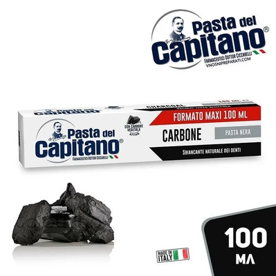 ПАСТА ЗА ЗЪБИ CAPITANO 100МЛ. CARBONE