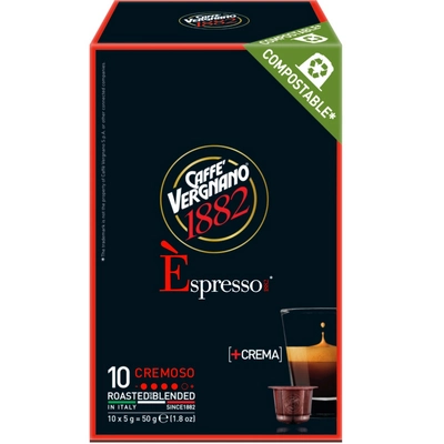 КАФЕ КАПСУЛИ VERGNANO NESPRESSO CREMOSO 10БР.